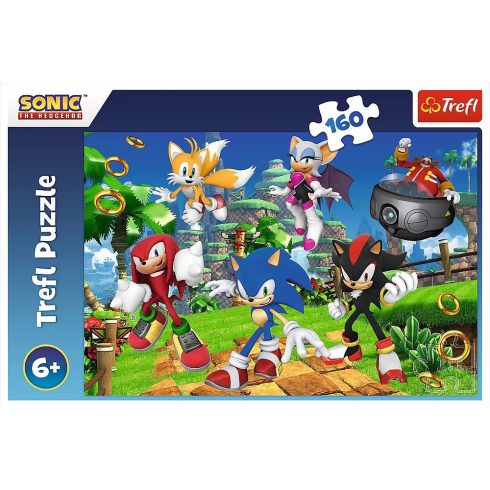 Trefl Sonic a sündisznó a csapat 160 darabos puzzle