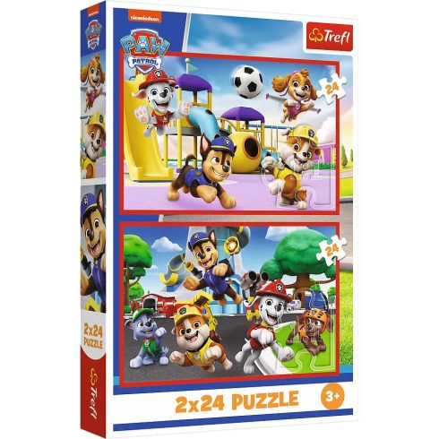 Trefl Mancs őrjárat - Kutyasztikus kalandok 2 x 24 darabos puzzle