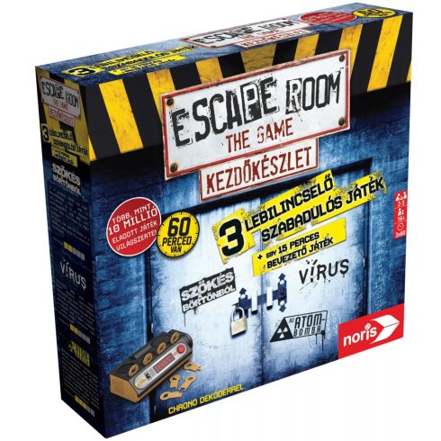 Noris Escape Room 3db Szabadulószoba társasjáték 2024