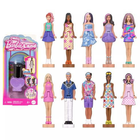 Mattel Barbie Mini BarbieLand meglepetés a körömlakkban baba