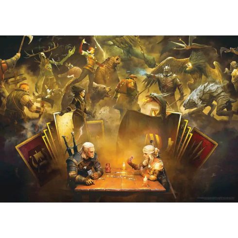 Good Loot Gaming Puzzle The Witcher Playing Gwent 1000 darabos puzzle