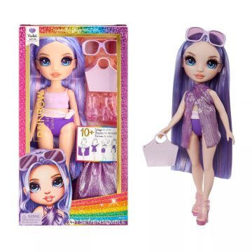   Rainbow High Vízparti divat öltöztethető strandoló divat baba - Violet