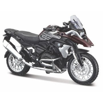   Maisto BMW R 1200 GS 2017 Fém motor modell állvánnyal 1:18