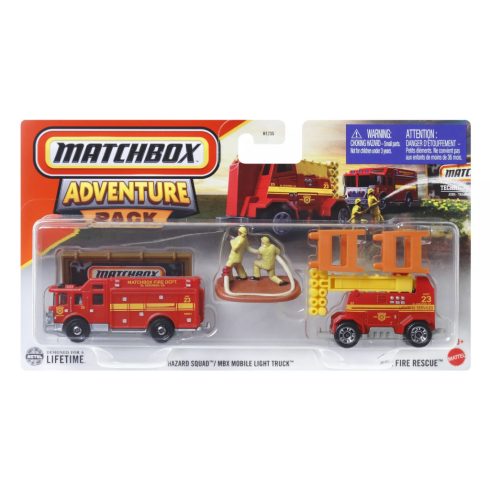 Mattel Matchbox Hitch and Haul - Fire Rescue játékszett