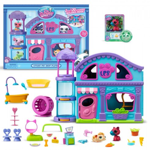 Hasbro Littles Pet Shop Ház játékkészlet 2db figurával