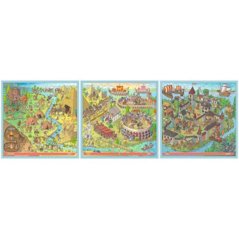 Ravensburger Puzzle UP! Történelem 365 darabos puzzle