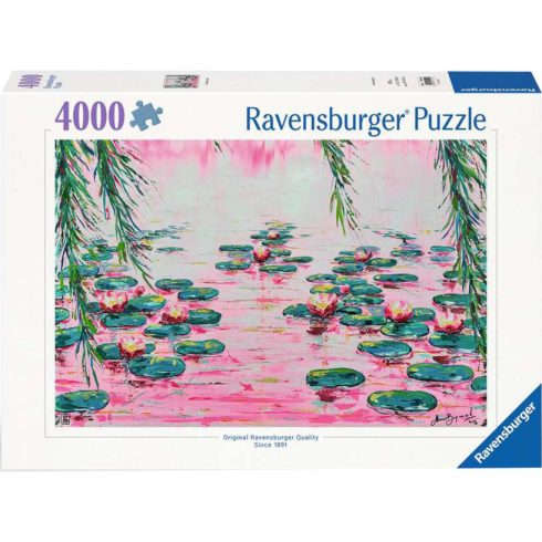 Ravensburger Rózsaszín tündérrózsák 4000 darabos puzzle