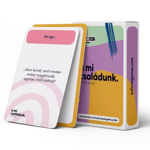 Eufória A mi családunk kártyajáték felnőtt verzió