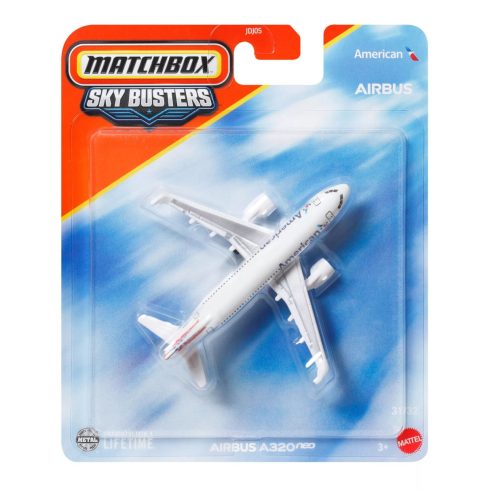Mattel Matchbox Airbus A320 Neo repülő