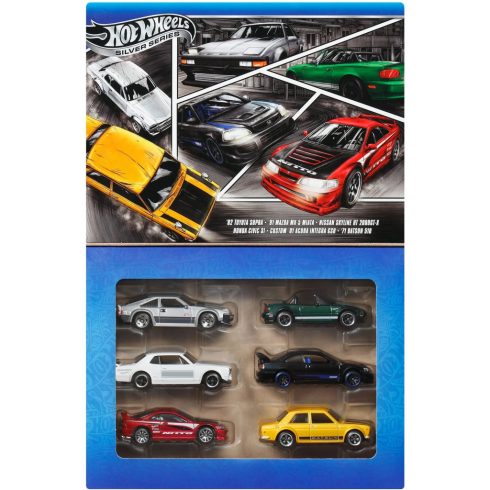 Mattel Hot Wheels Streets of Japan 6 darabos fém kiasautó szett 1:64