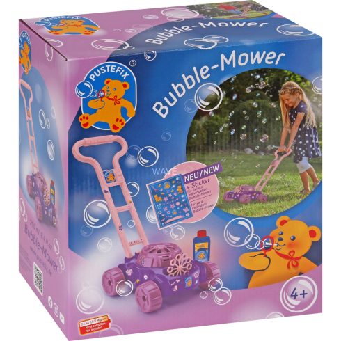 Pustefix Bubble-Mower Buborékfújó járék fűnyíró 250ml - Rózsaszín