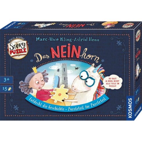 Kosmos az első Story-Puzzle készletem Das NEINhorn 15 darabos puzzle