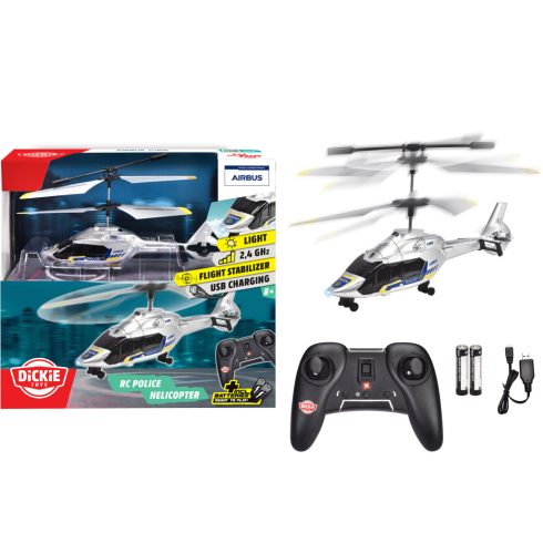 Dickie RC távirányítós rendőrségi helikopter 1:60