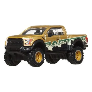   Mattel Hot Wheels Premium Car Culture 17 Ford F150 Raptor autó 1:64 - Arany
