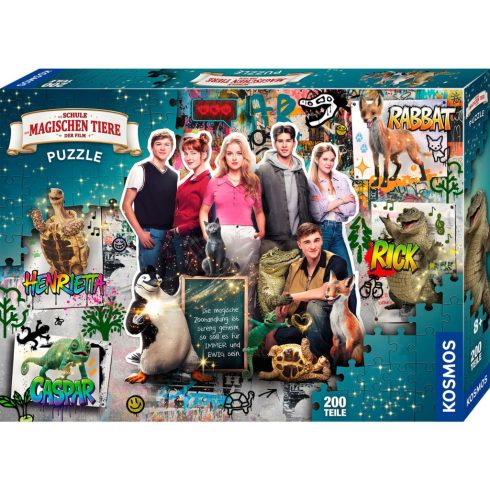Kosmos A varázslatos állatok iskolája Kirakós a filmhez - Csapatmunka 200 darabos puzzle