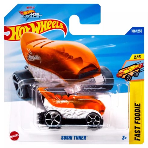 Mattel Hot Wheels Fast Foodie Sushi Tuner kisautó 1:64