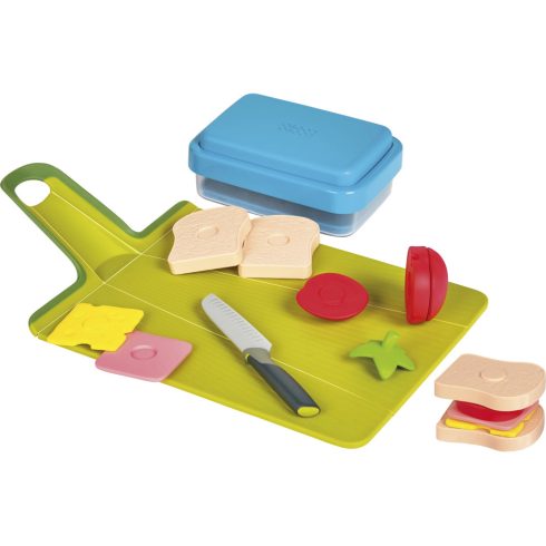 Casdon 75550 Joseph Joseph Go Eat 12 darabos játék Szendvics készítő készlet - Többszínű