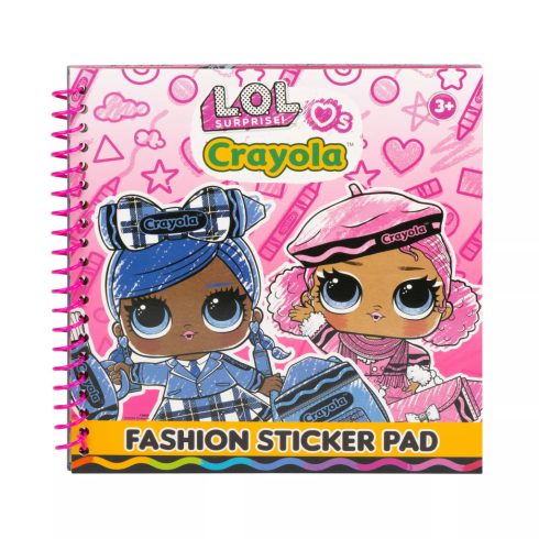 L.O.L. x Crayola Divat matricás foglalkoztató füzet