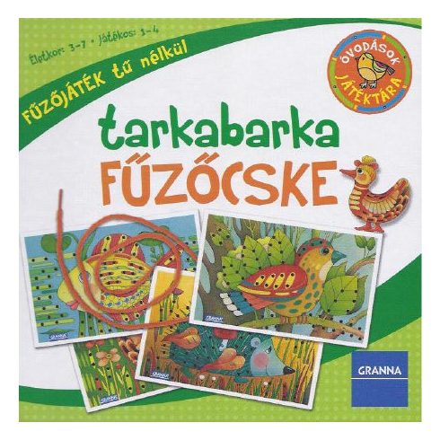 Granna Óvodások játéktára Tarkabarka fűzőcske - új kiadás (03252)