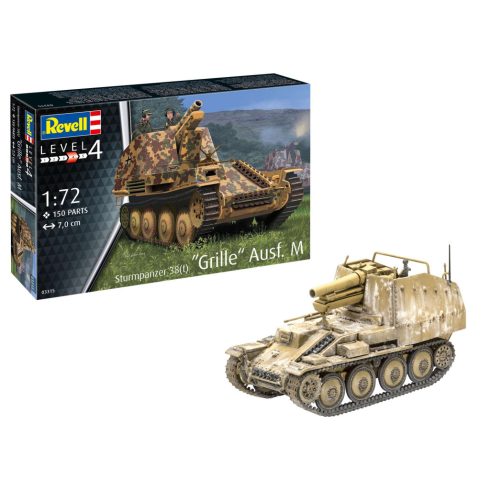 Revell Sturmpanzer 38(t) Grille Ausf. M 1:72 makett harcjármű (03315)