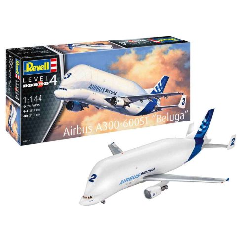 Revell Airbus A300-600ST Beluga 1:144 makett repülő (03817)