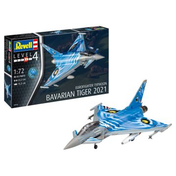   Revell Eurofighter Typhoon Bavarian Tiger 2021 1:72 makett repülő (03818)