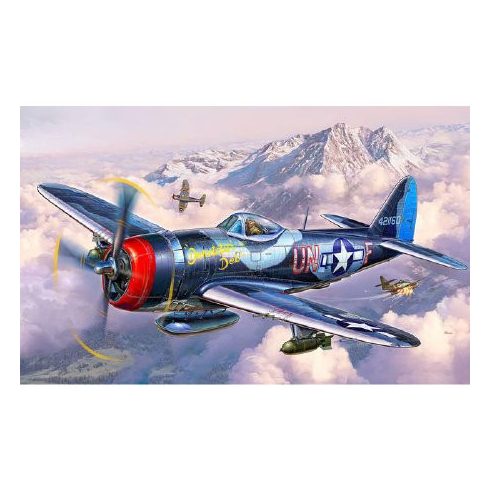 Revell P-47 M Thunderbolt 1:72 makett repülő (03984)