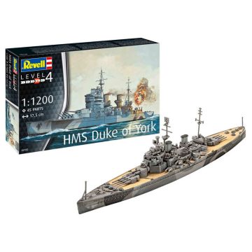  Revell Battleship HMS Duke of York 1:1200 makett hajó (5182)