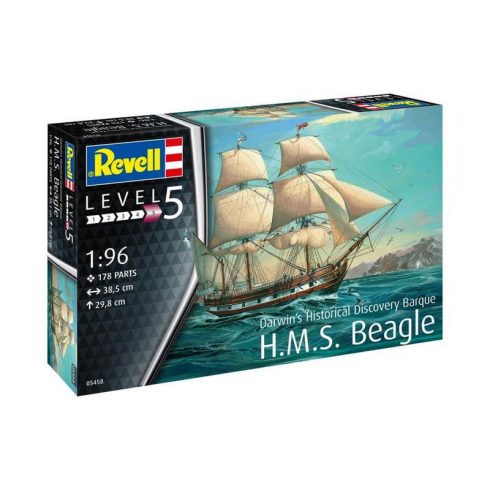 Revell H.M.S. Beagle 1:96 makett hajó (05458)