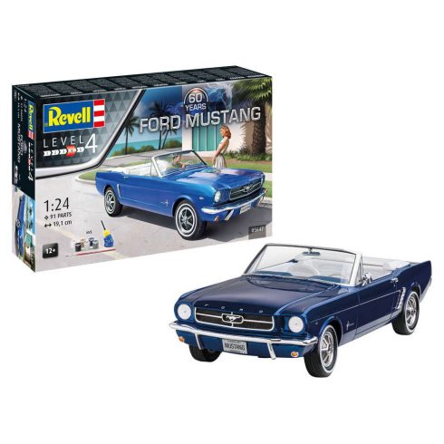 Revell Gift Set Ford Mustang 60th Anniversary 1:24 makett autó (5647)