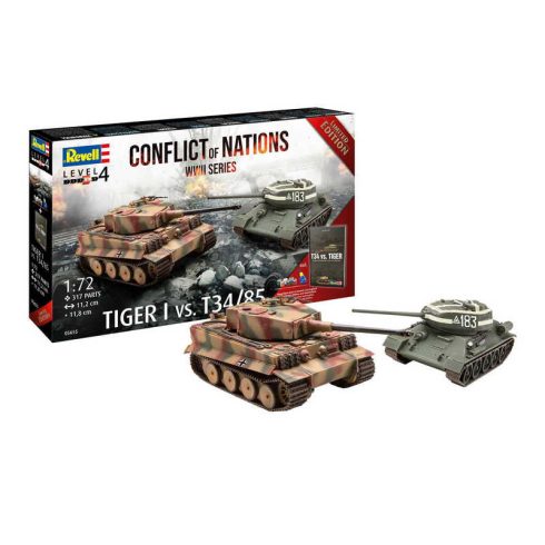 Revell Gift Set Conflict of Nations Series 1:72 (05655) makett tank