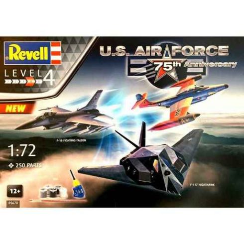 Revell US Air Force 75th Anniversary 1:72 makett repülő (05670)