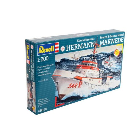 Revell Search  Rescue Hermann Marwede 1:200 makett hajó (05812)