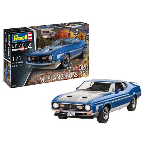 Revell 71 Mustang Boss 351 makett autó 1:25 (07699)
