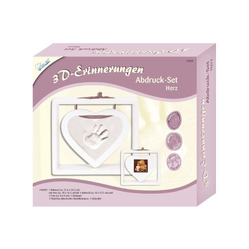 Mammut 3D-s emléknyomat - Szív alakú kerettel (129023)