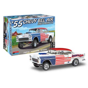   Revell 1955 Chevy Bel Air Street Machine 2N1 1:24 makett autó (14519)
