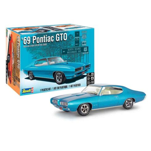 Revell 69 Pontiac GTO The Judge 2N1 makett autó 1:24 (14530)
