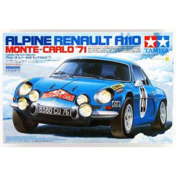   Tamiya Alpine Renault A110 Monte Carlo 71  1:24 makett autó (300024278)