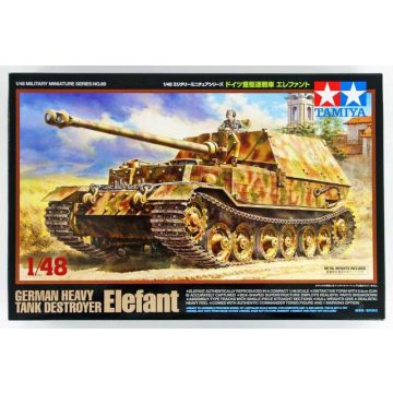  Tamiya German Heavy Tank Destroyer Elefant  1:48 makett harcjármű (300032589)