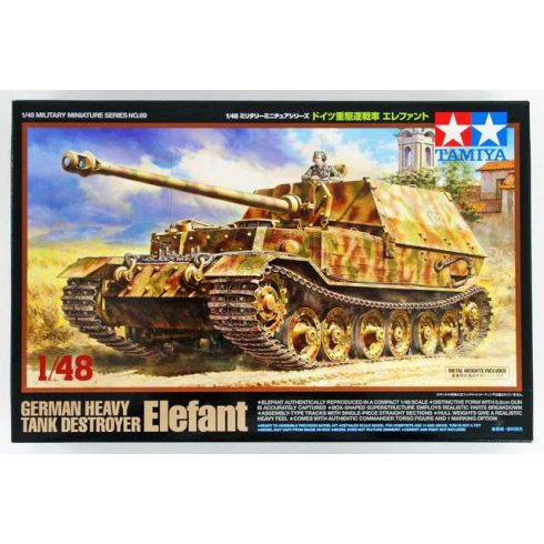 Tamiya German Heavy Tank Destroyer Elefant  1:48 makett harcjármű (300032589)