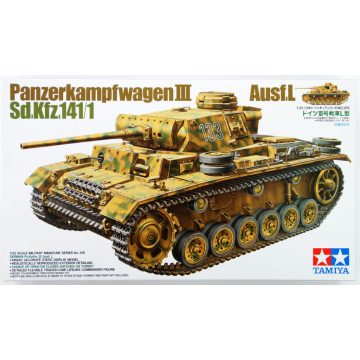   Tamiya Panzerkampfwagen III Ausf.L Sd.Kfz.14 1:35 makett harcjármű (300035215)