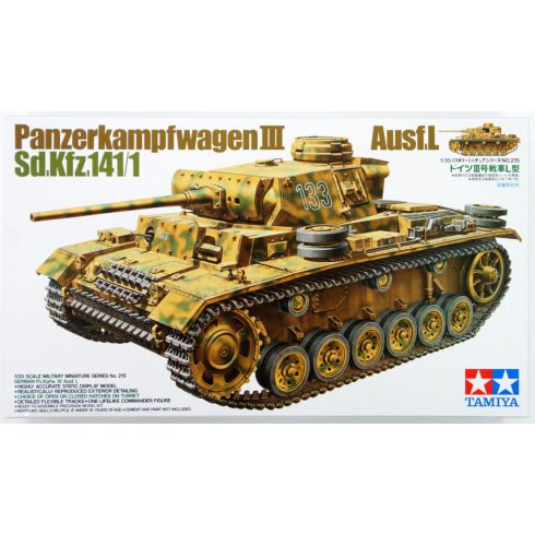 Tamiya Panzerkampfwagen III Ausf.L Sd.Kfz.14 1:35 makett harcjármű (300035215)