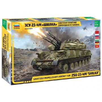 Zvezda ZSU-23-4M SHILKA 1:35 makett harcjármű (3635)