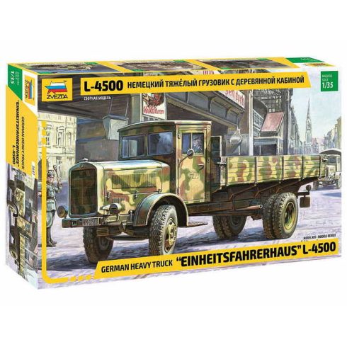 Zvezda German Heavy Truck L-4500 Einheitsfahrerhaus 1:35 (3647)