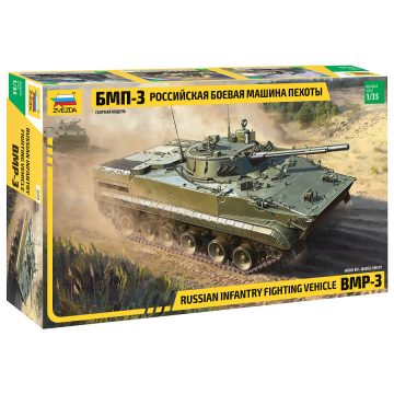  Zvezda BMP-3 Russian infantry fighting vehicle 1:35 makett harcjármű (3649)