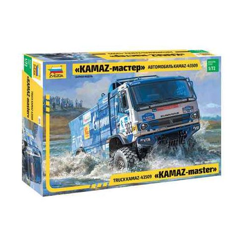 Zvezda KAMAZ Master Rallye Truck 1:72 makett kamion (5076)