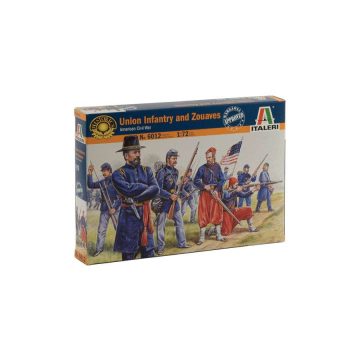 Italeri UNION INFANTRY / ZUAVES makett figura 1:72 (6012S)