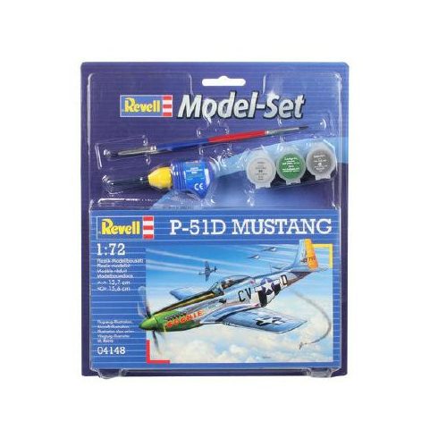Revell P-51D Mustang 1:72 makett készlet kiegészítőkkel (64148)