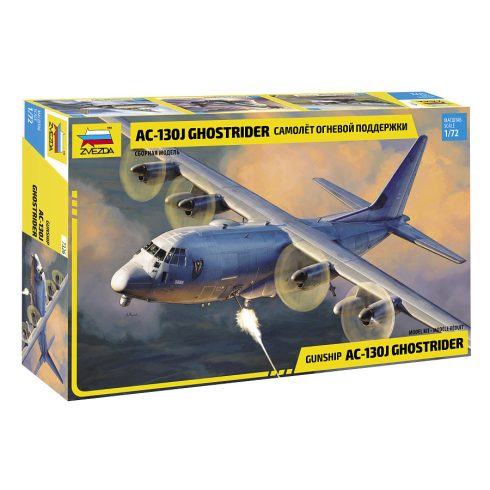 Zvezda AC-130J Gunship Ghostrider 1:72 makett repülő (7326)