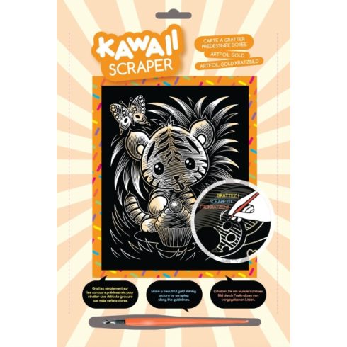 Mamut Tigris, Kawaii Arany képkarcoló (8261621)